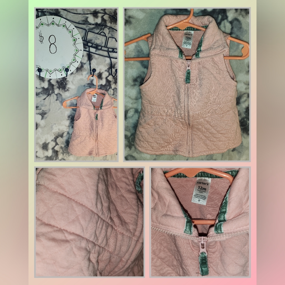Carters 12m Vest Baby Infant Toddler 1 Year Clothes
